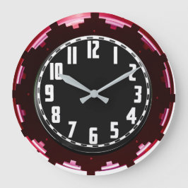 Grande Relógio de Neon Aztec de 1930