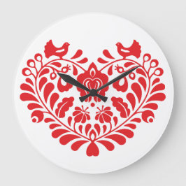 Grande Relógio de ornamentação tradicional