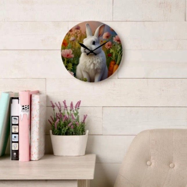 Grande Relógio de Patches do Coelhinho e do Cenoura (Criador carregado)