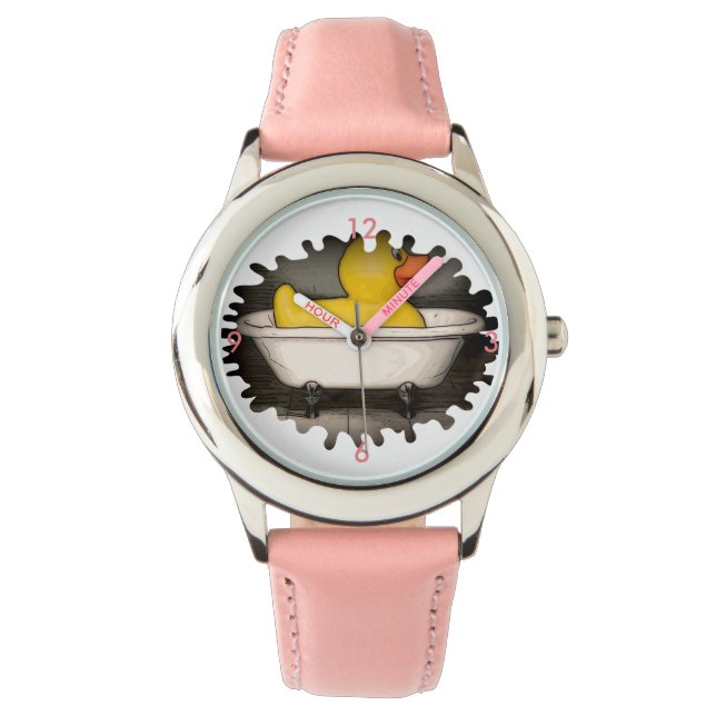 Grande relógio de pato de borracha (Frente)