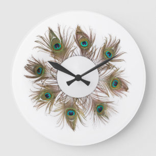 Grande Relógio de Penas de Peacock
