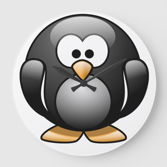 Grande Relógio de pinguins (Frente)