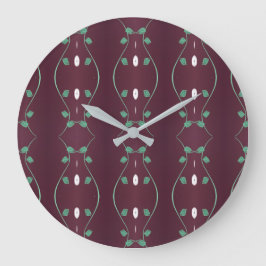 Grande Relógio De Plum De na moda Com Verde E Branco