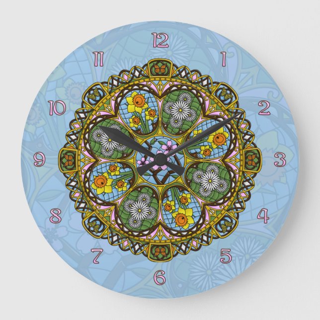 Grande Relógio de primavera Nouveau (Frente)