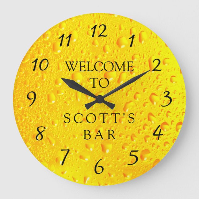 Grande Relógio de Proprietário da Caverna ou do Bar (Frente)