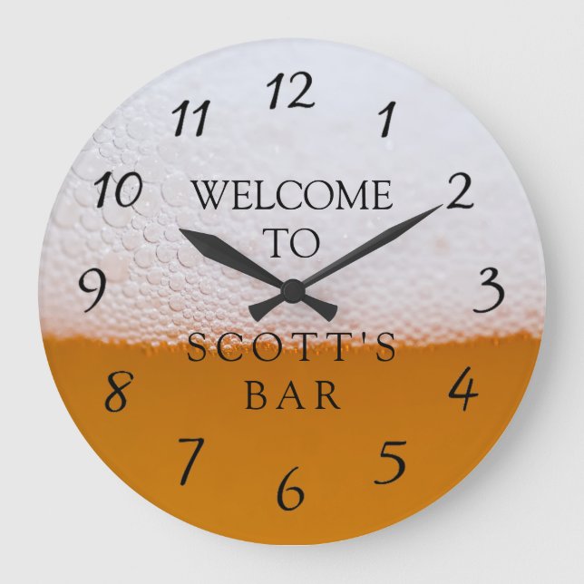 Grande Relógio de Proprietário da Caverna ou do Bar (Frente)