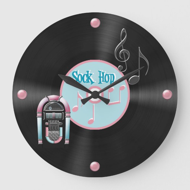 Grande Relógio de Registro Retroativo Whimsical (Frente)