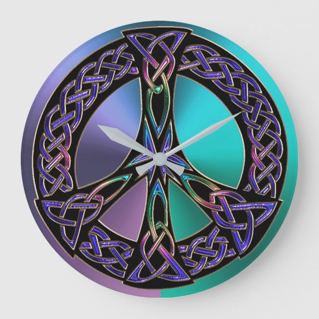 Grande Relógio de Sinal Celta de Nó Celta legal (Frente)