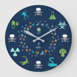 Grande Relógio de Tox ACMT/ToxIC - Design azul escuro 3