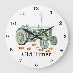 Grande Relógio de Trator de Timer Antigo