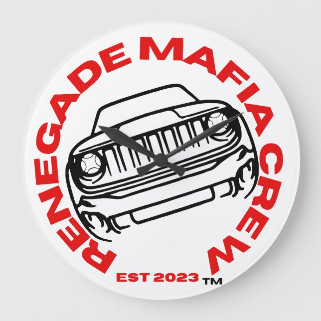 Grande Relógio de Tripulação Mafia Renegado (Frente)