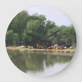 Grande Relógio De Vaca