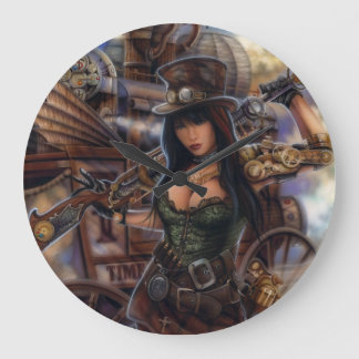 Grande Relógio de Viajante do Tempo Steampunk!