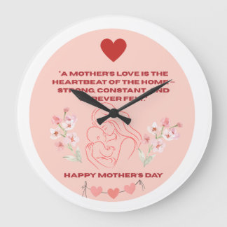 Grande relógio do Dia de as mães gráfico
