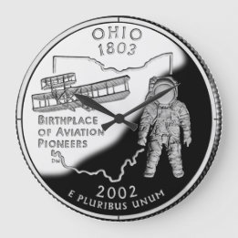 Grande Relógio do Quarto Estado de Ohio Faux