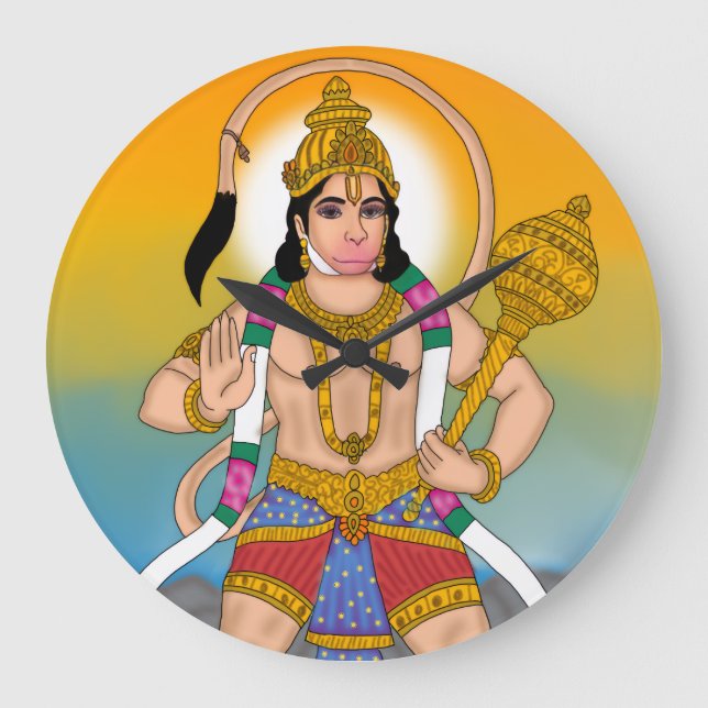 Grande Relógio do Senhor Hanuman (Frente)