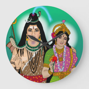 Grande Relógio do Senhor Shiv Parvati