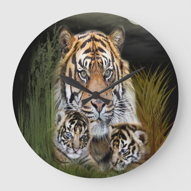 Grande Relógio do Tigre e dos Filhotes (Frente)