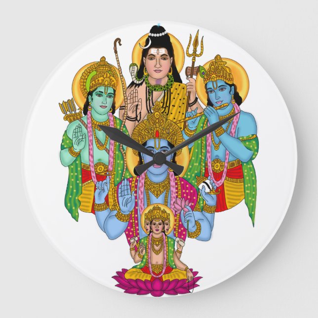 Grande Relógio dos Deuses Hindus (Frente)