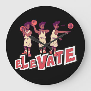 Grande Relógio Elevado de Basquete