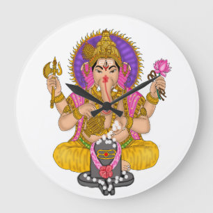 Grande Relógio Ganesha