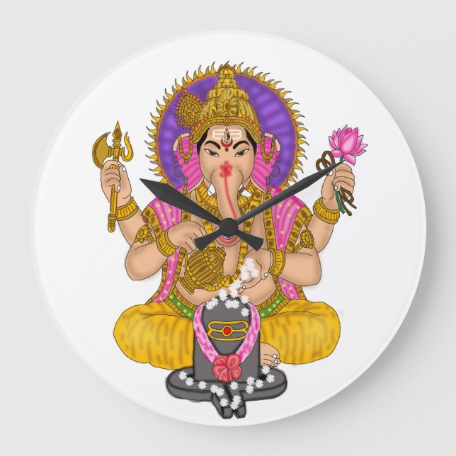 Grande Relógio Ganesha (Frente)