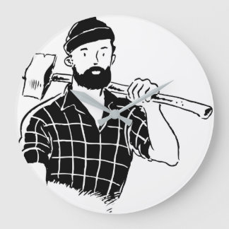 Grande Relógio LumberJack