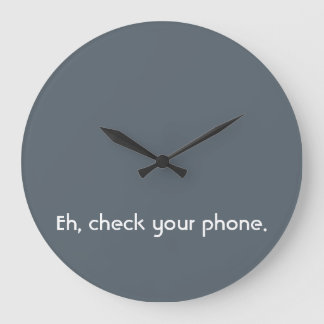 Grande Relógio "Luta Analógica"