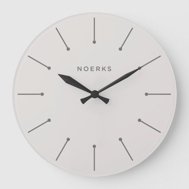 Grande Relógio Minimalista Noirva (Frente)