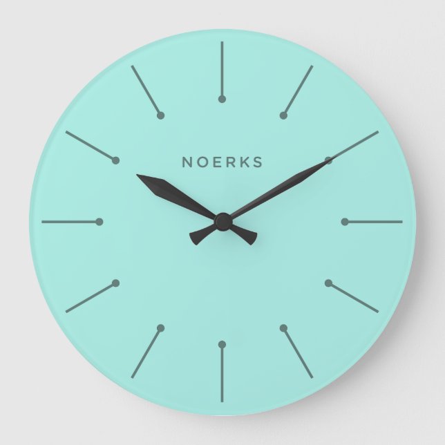 Grande Relógio Minimalista Noirva (Frente)