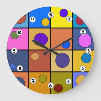 Grande Relógio mural redonda Fantasia