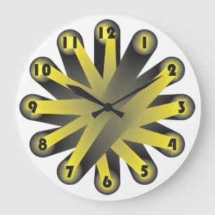 Grande relógio preto