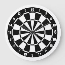 Grande Relógio preto e branco