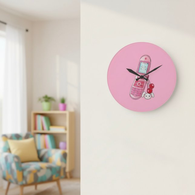 Grande Relógio redondo de telefone celular (Criador carregado)