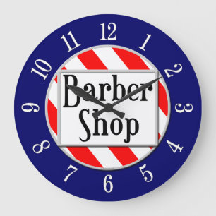 Grande Relógio Retroativo Compre de Barber Vermelho, Bran