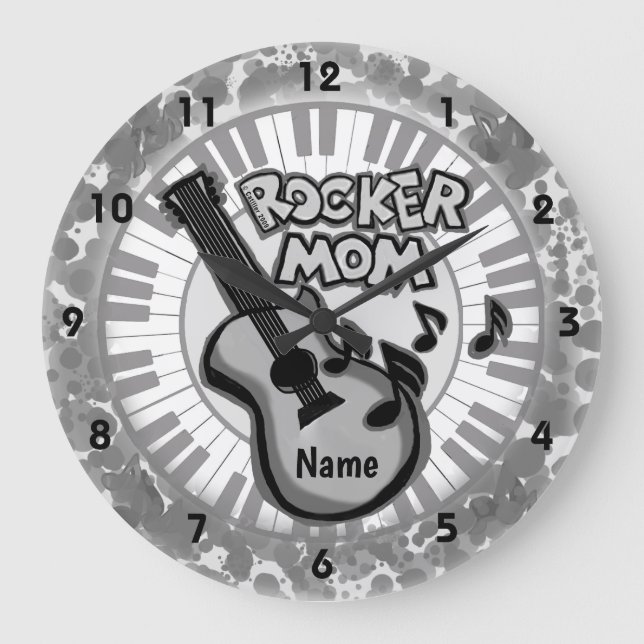 Grande Relógio Rocker Mom (Frente)