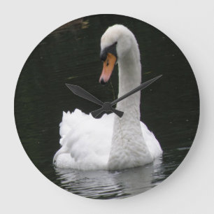 Grande Relógio Swan Branco