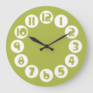 Grande Relógio Verde Oleícola Retroativo