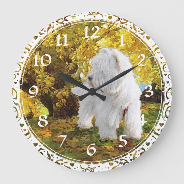 Grande Relógio West Highland White Terrier (Frente)