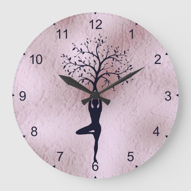 GRANDE RELÓGIO - YOGA LADY SILHOUETTE (Frente)