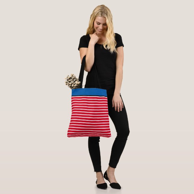 Grande Saco de Tote Stripe (No(a) Modelo)