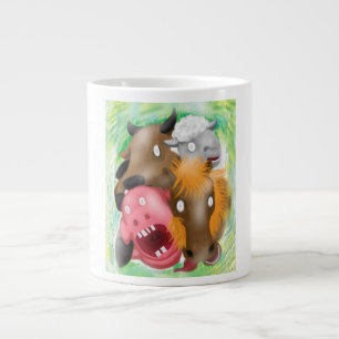 Grande Seqüestrado por Deus Caneca de Café Engraçada e Lo