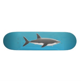 Grande skate do tubarão branco