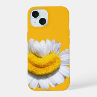 Grande Sorriso de uma Capa de Telefone de Camomila