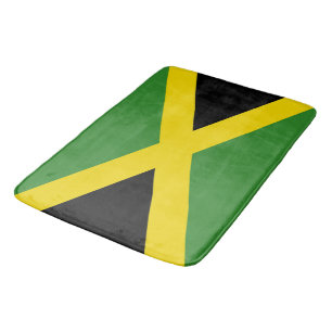 Grande tapete de banho com bandeira da Jamaica