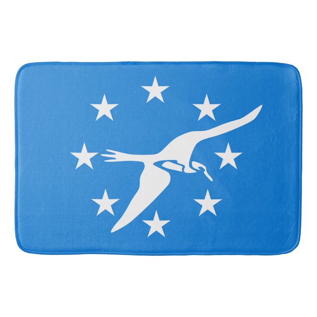 Grande tapete de banho com bandeira de Corpus Chri (Frente)