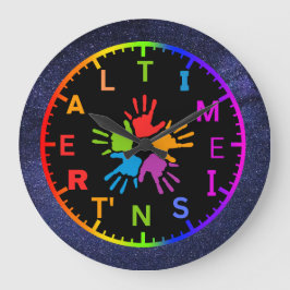 Grande Tempo não é relógio psicodélico real/limite estrel