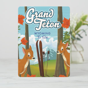 Grande Teton Wyoming para esquiar.