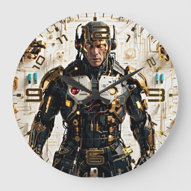 Grande Timeborg: Relógio de Muro do Retroturismo (Frente)