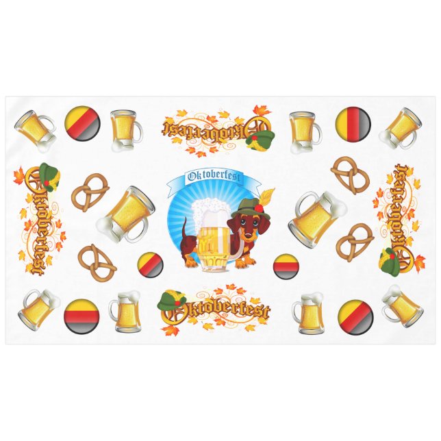 Grande Toalha de Mesa Oktoberfest (Frente (Horizontal))